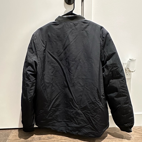 Everlane Black Bomber Jacket - Picture 2 of 2
